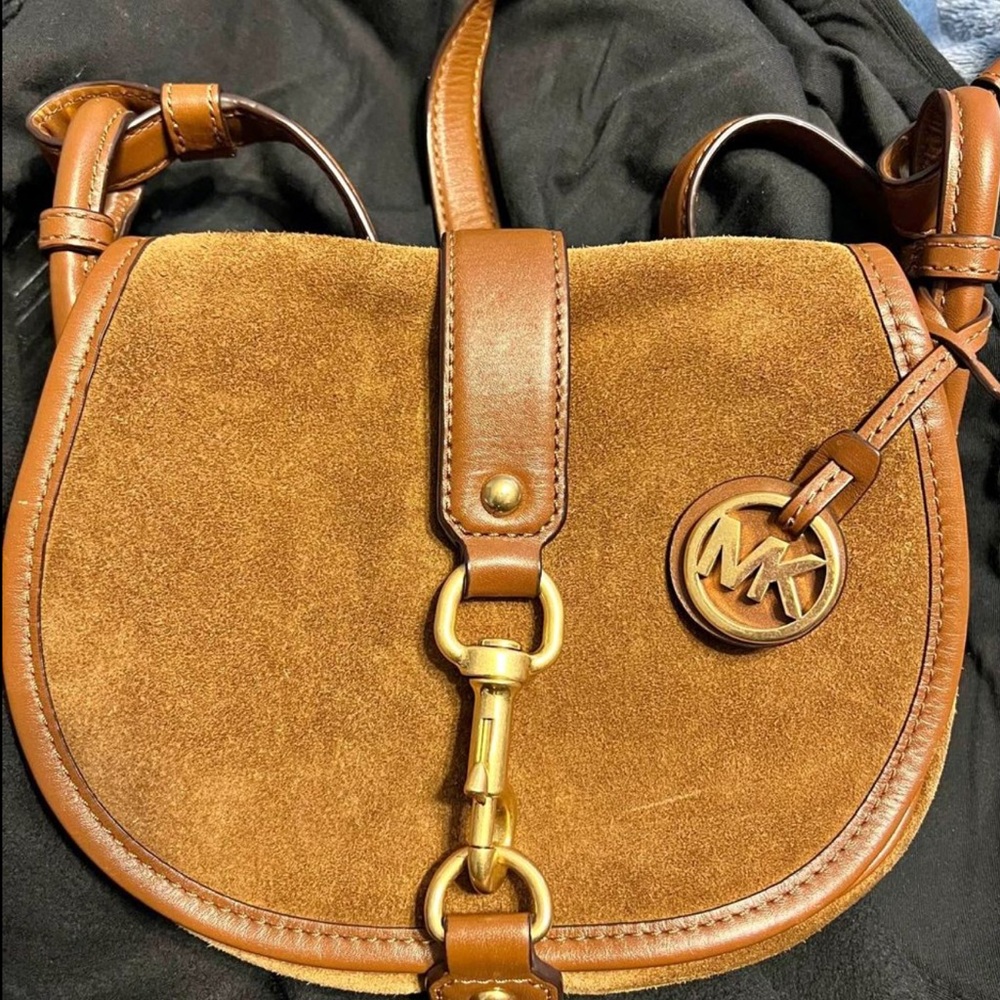 Michael Kors Jamie Suede Crossbody